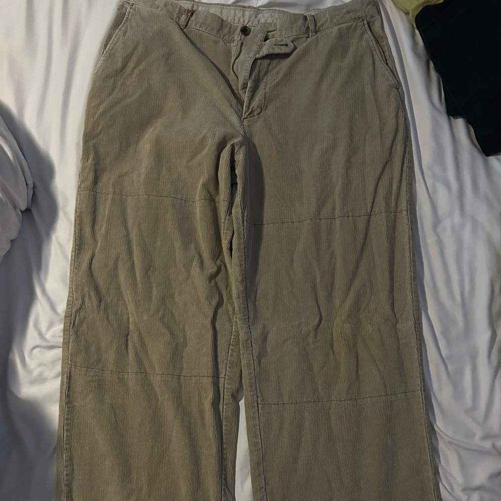 cream/tan/beige nautica corduroy pants